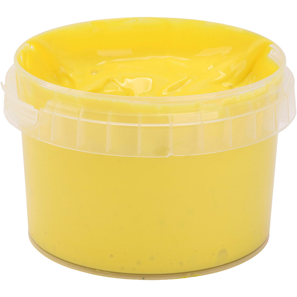 Peinture au doigt Primo, jaune, 250 ml 1 bouteille