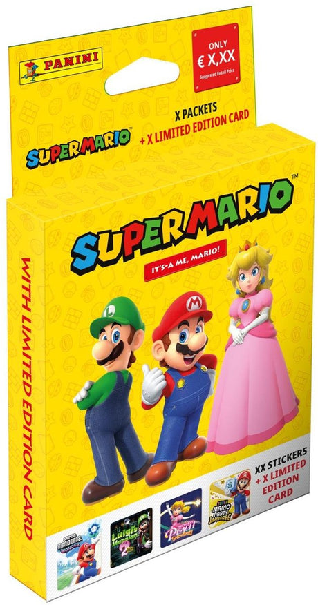 Autocollant Super Mario 2 éco blister | 2 pièces