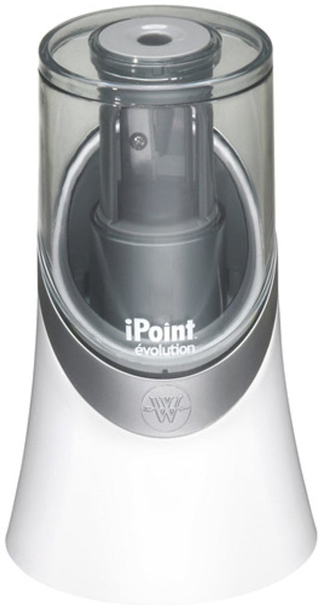 Taille-crayon Westcott - ipoint évolution - électrique - sans piles - blanc - ac-e55031