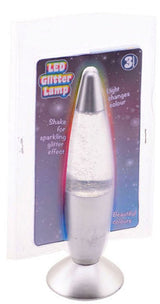 Lampe à lave Johntoy scintillante avec lumière