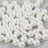 Perles de cire Creativ company, d 6 mm, diamètre de trou 1,9 mm, nacre, 65 pièces 1 boîte