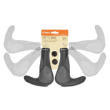 SET HANDE VELO SET M-WAVE EAGULL D3 Bar avec garniture et serrage de gel - Gris noir