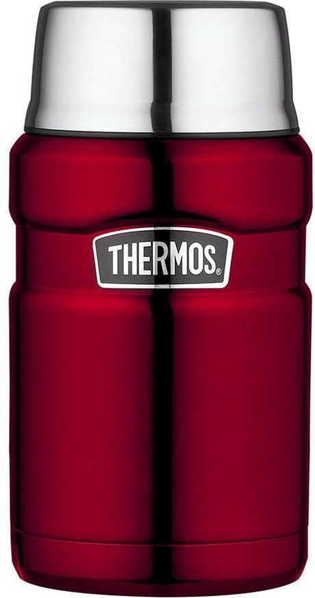 Thermos porte-aliments king rouge 710 ml