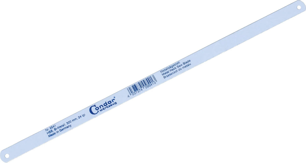 Lame de scie à métaux Condor 9541 lame de scie à métaux, 24 dents, hss, longueur : 300m
