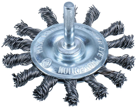 Brosse ronde Condor brosse ronde avec manche 6mm d=75mm