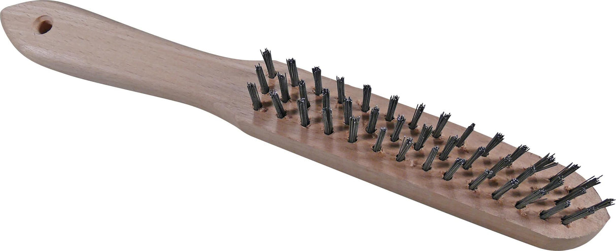 Brosse métallique Condor brosse en acier poteau en bois courbé à 3 rangées