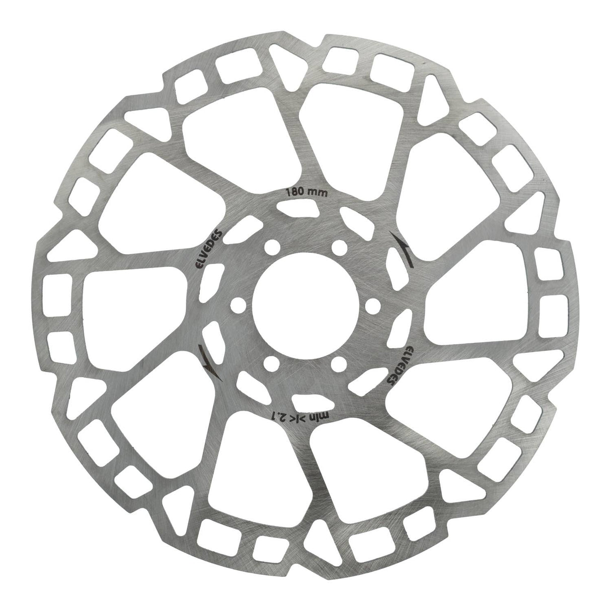 Elvedes remschijf 6-gaats ø180mm t=2,3mm