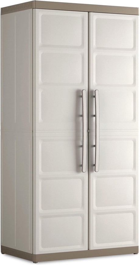 Kis Keter Excellence XL meuble de rangement haut - 4 étagères - 54x89x182cm - beige taupe