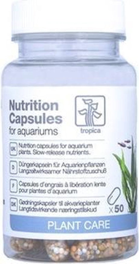 Capsules nutritionnelles Tropica - contenu : 50 pièces - nutrition pour plantes d'aquarium