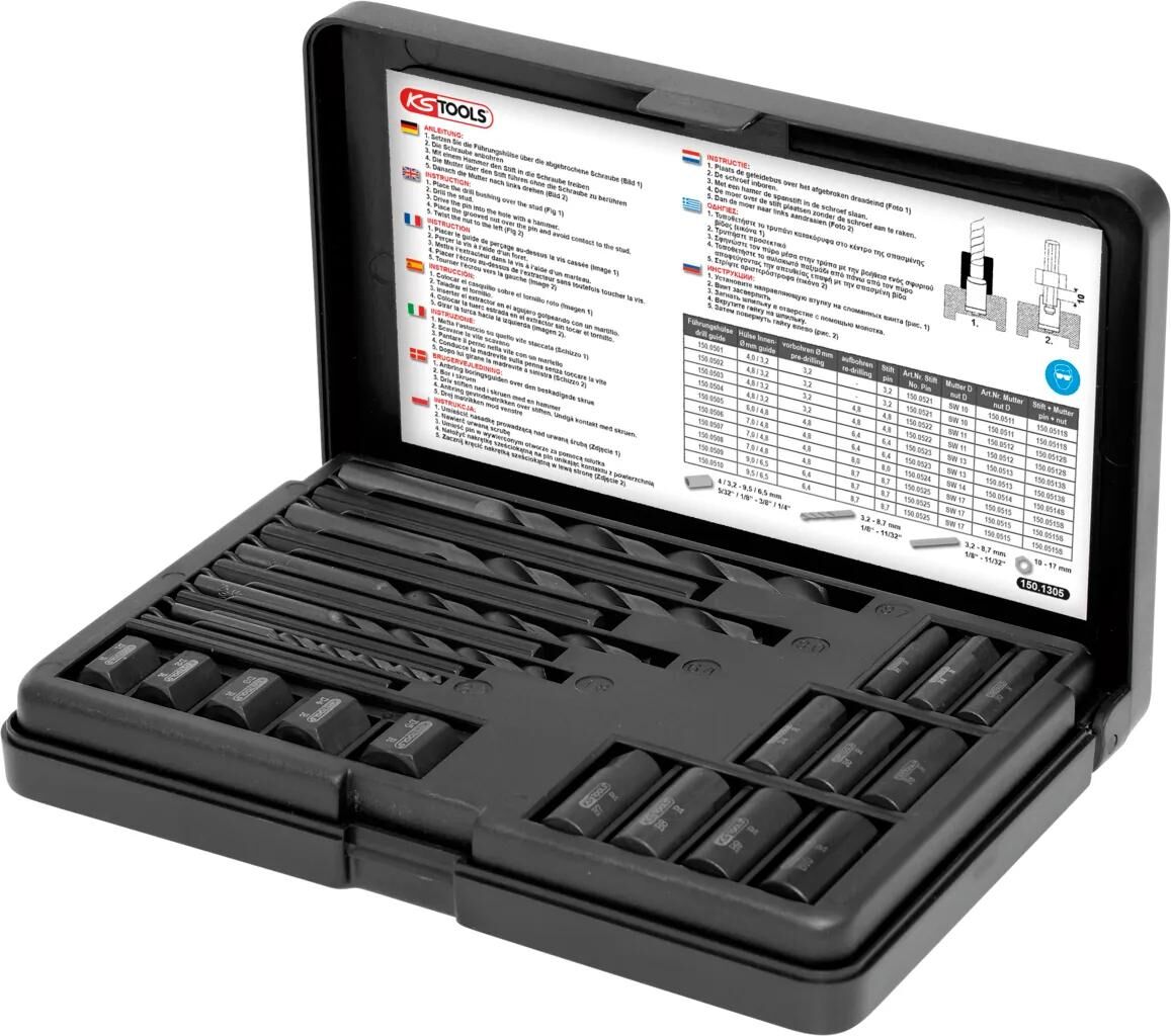 Ks tools ks-tools jeu de dévissage de filetage jeu de dévissage de filetage ks-to0ls