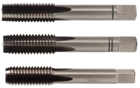 Jeu de tarauds à main Pro, jeu de forets à filetage H 3 pièces. hss m-wt.din 352