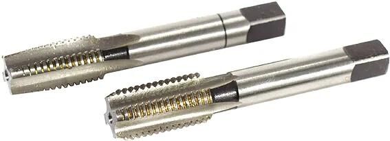 Jeu de tarauds à main Pro h-thread.drill.2pcs.10x1. hssg mf-gew.din 2181
