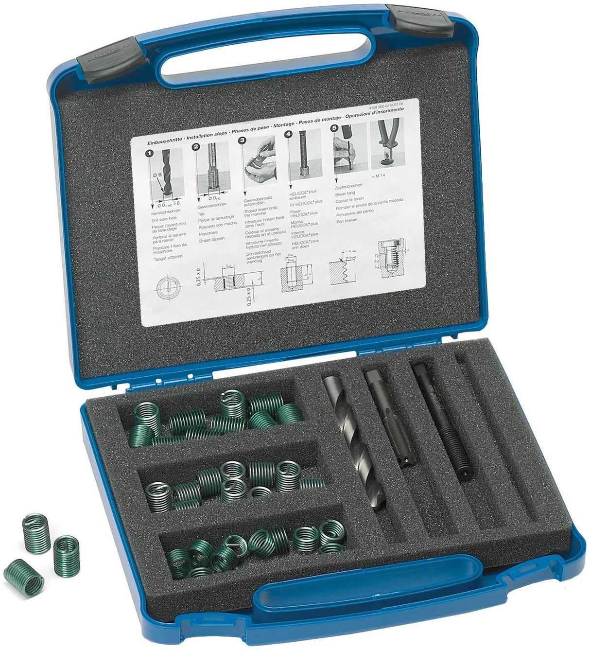 Assortiment de réparation de filetage Böllhoff Helicoil Plus Rep. pack hélicoïdal m12 x 1,75
