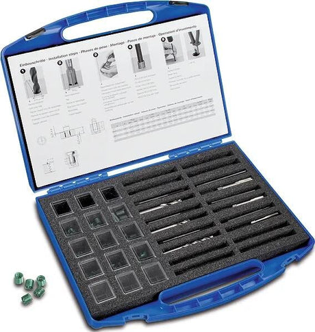 Assortiment de tarauds à filetage Böllhoff Helicoil Plus Helicoil-Plus Rep-Sort. 132-tlg. m6-m10