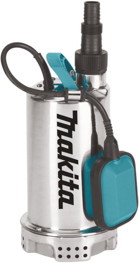 Pompe submersible électrique Makita pf 1110 1100 watts 15000 l h 250 l min hauteur d'aspiration 10 m