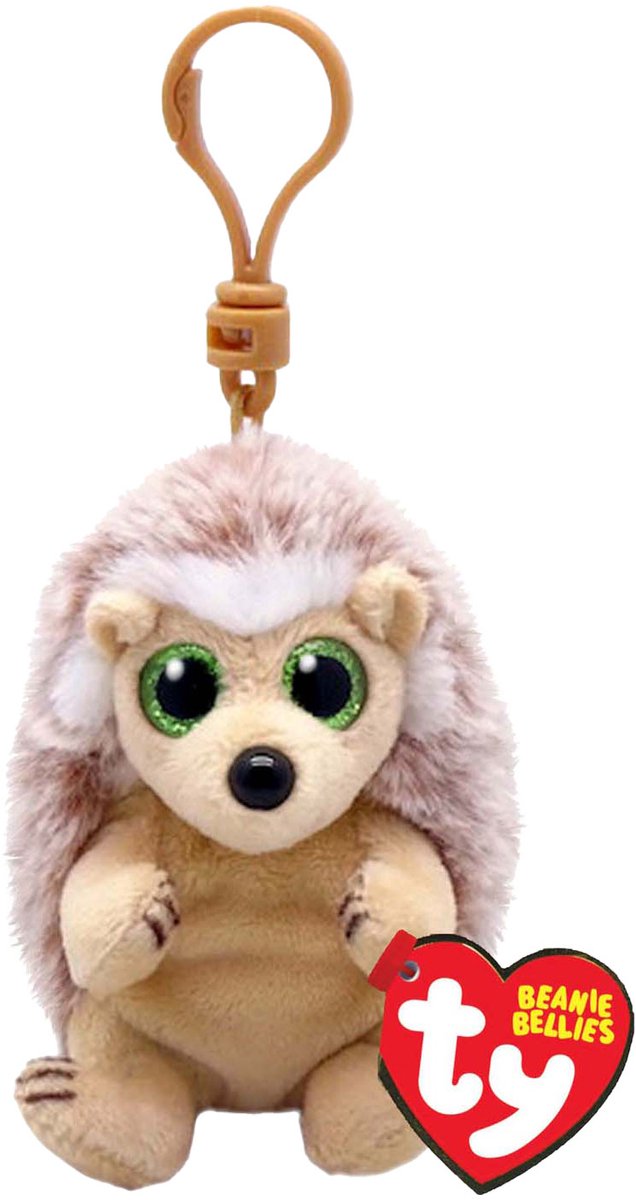 Ty beanie babies ventre clip pare-chocs hérisson, 10cm