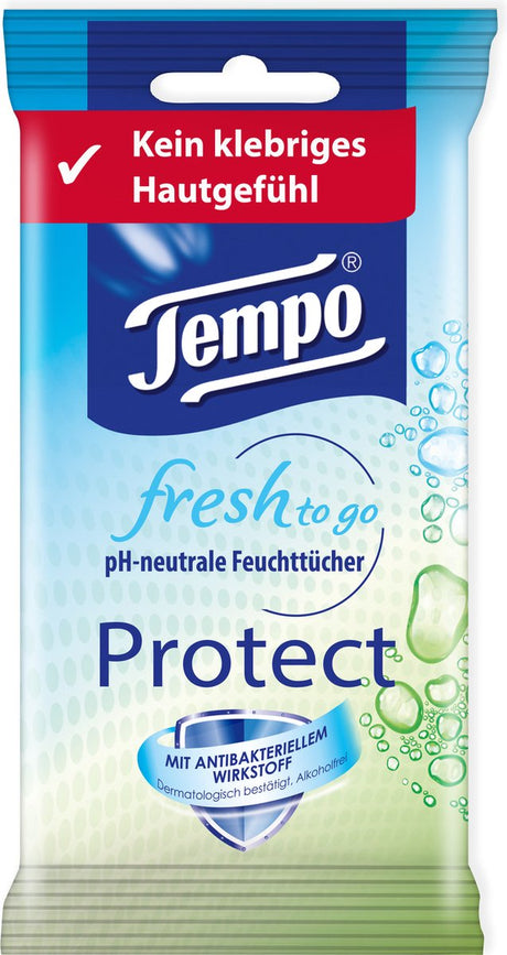 Tempo Fresh to Go Protect - 15 x 10 = 150 lingettes humides