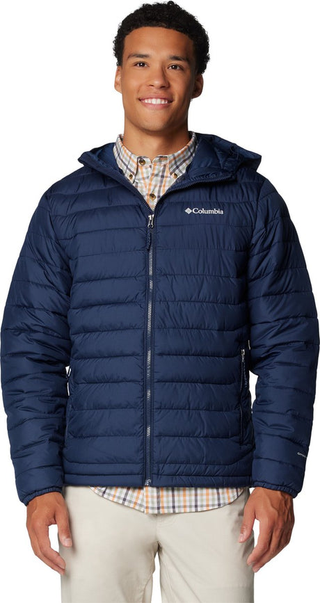 Columbia Powder Lite™ II Hoody Jacket Veste d'extérieur pour homme - Collegiate Navy - Taille M