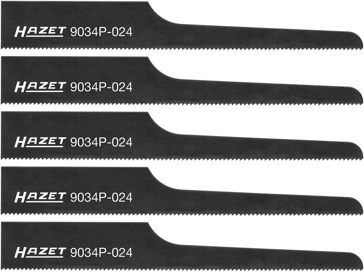 Jeu de lames de scie sauteuse Hazet 9034p-024 5 . jeu de 5 lames de scie
