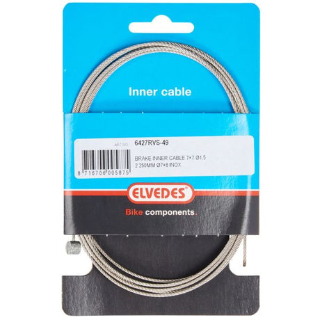 Elvedes Rem Binnenkabel 2250 mm T-nippel 6427RVS-49