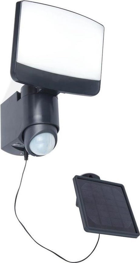 Lutec sunshine - Applique LED avec capteur et panneau solaire - gris foncé