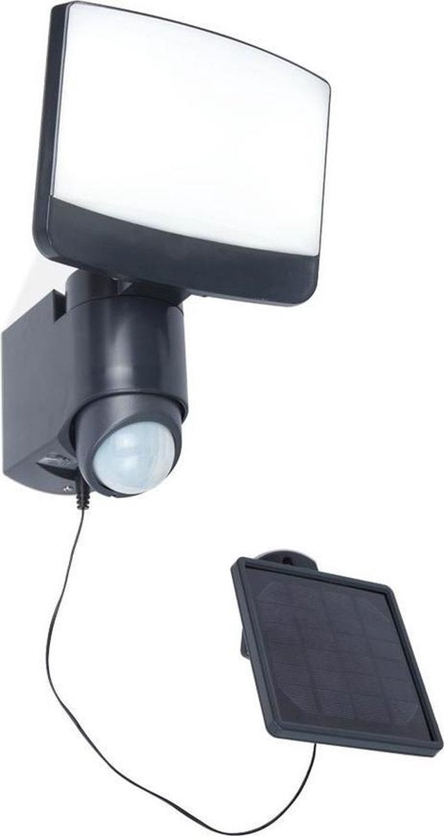 Lutec sunshine - Applique LED avec capteur et panneau solaire - gris foncé