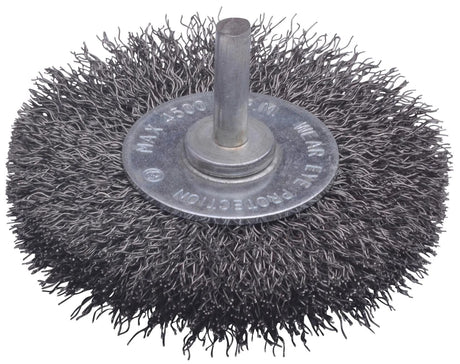 Sw stahl brosse ronde sw-stahl brosse ronde avec manche 6mm sw-steel d=75mm