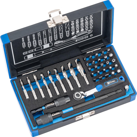 Jeu de forets spéciaux Condor 39600 forets hélicoïdaux hss-g 38tlg.