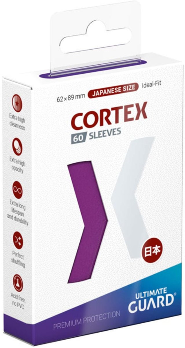 Manchons Cortex Ultimate Guard taille japonaise (60) - violet