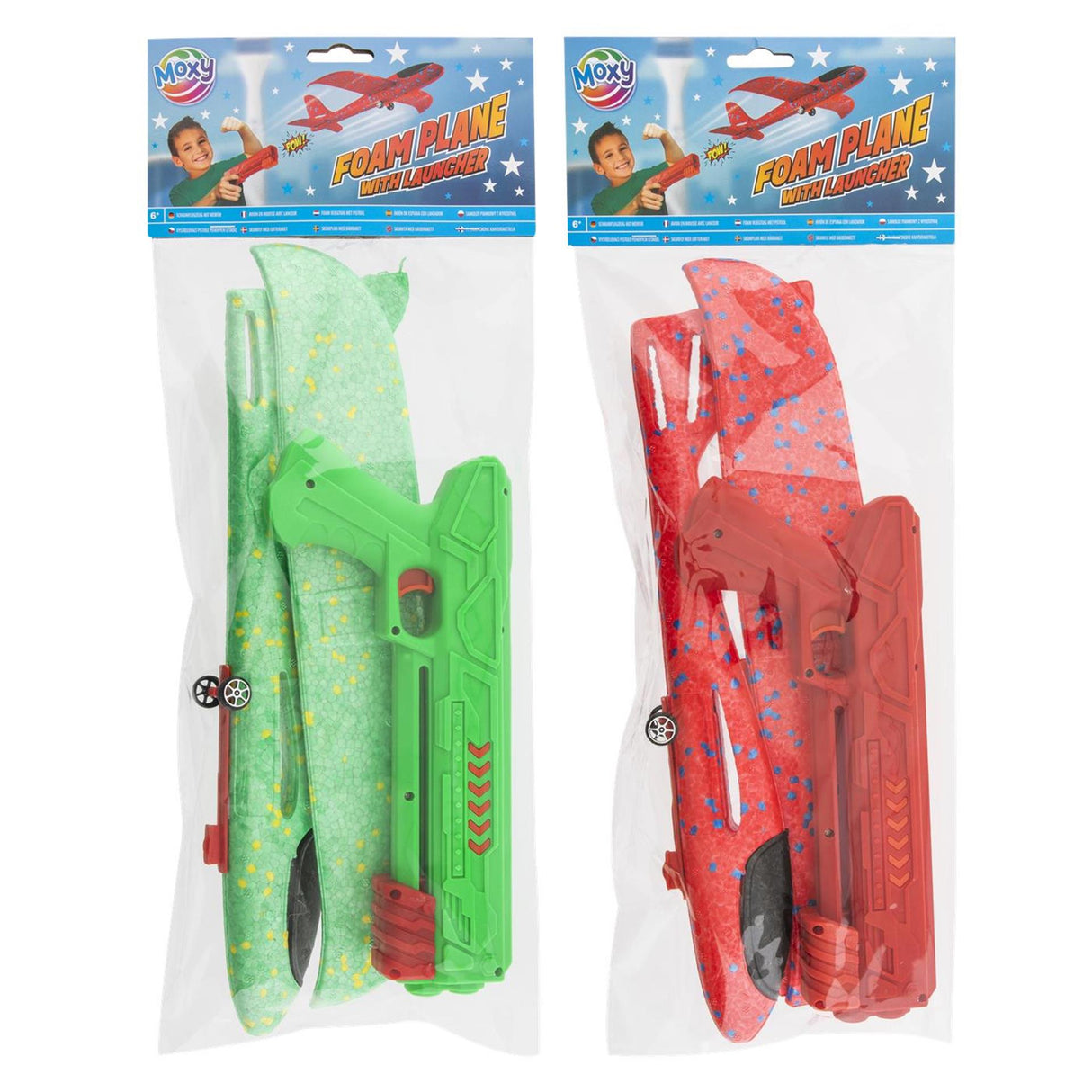 Avion en mousse Moxy 35cm avec lanceur