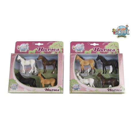 Globe enfants chevaux 4 chevaux 1:32