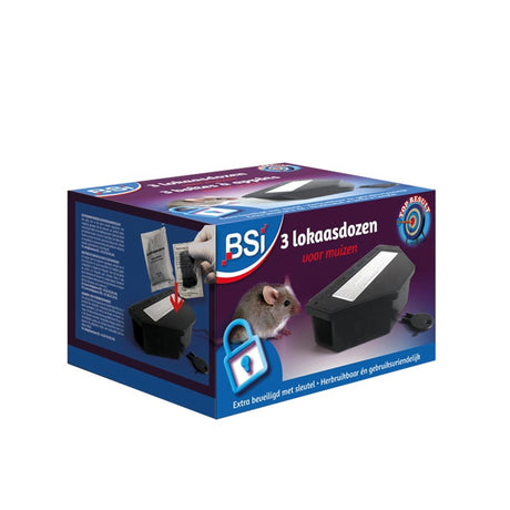 Boîtes d'appâts de souris BSI