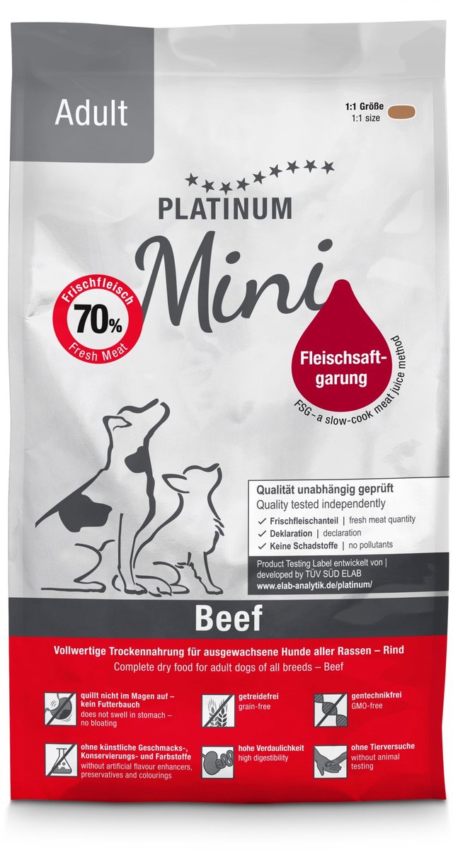 Platine adulte mini 900g | boeuf