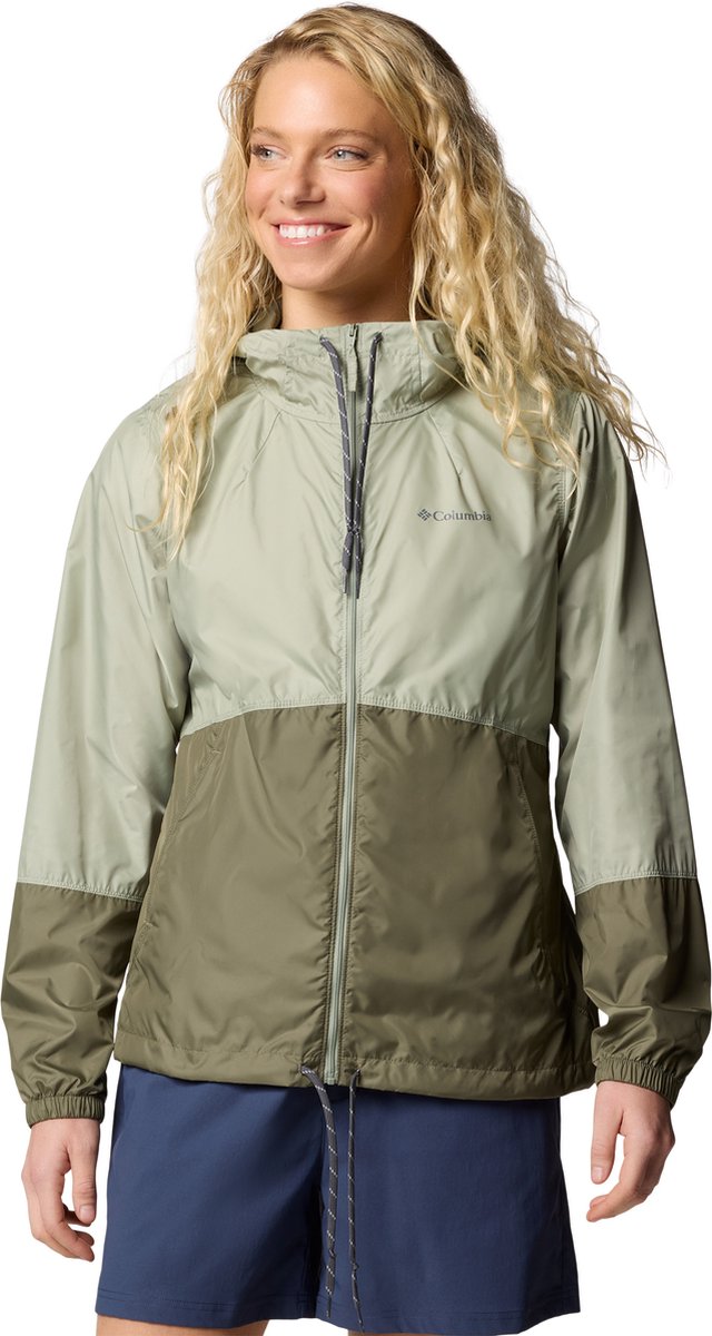 Veste outdoor coupe-vent femme Columbia flash forward™ ii - vert