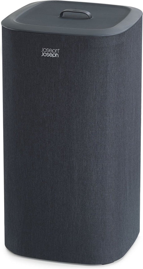 Joseph joseph panier à linge tota - 2 compartiments - tri du linge - 60 litres - noir