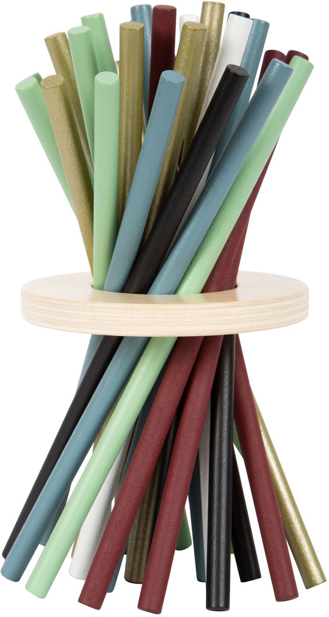 Small foot - jeu vertical mikado en bois édition or