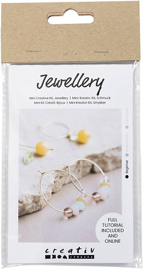 Creativ Company Mini Hobbyset Boucles d'oreilles avec des perles