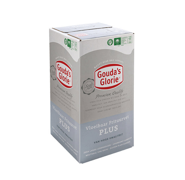 Graisse de friture liquide Gouda's Glory plus bavoir (10 litres)