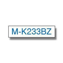 Cassette de ruban d'étiquetage brother mk233 blanc
