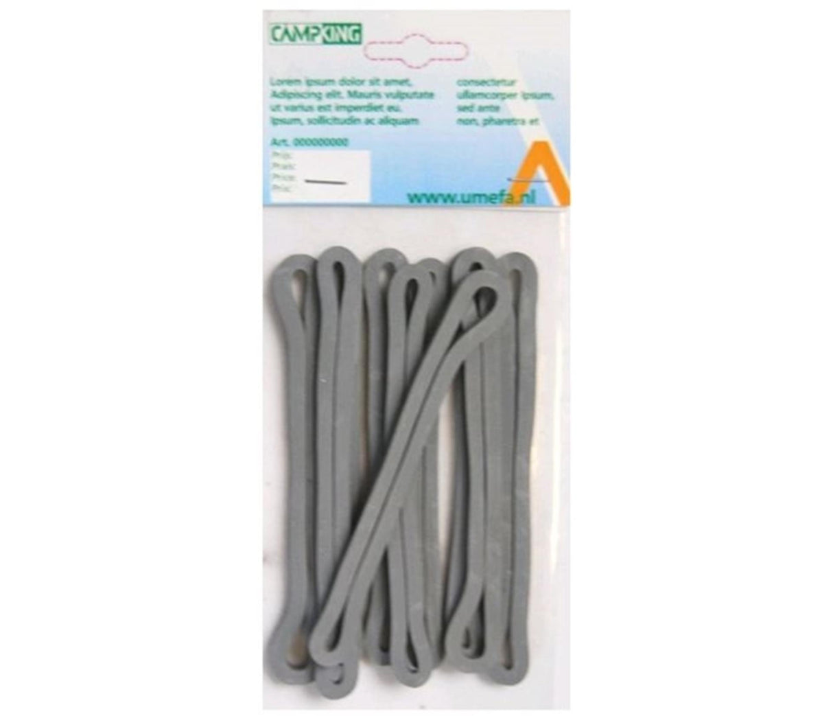 Camping 10 anneaux en caoutchouc 80x90x5mm