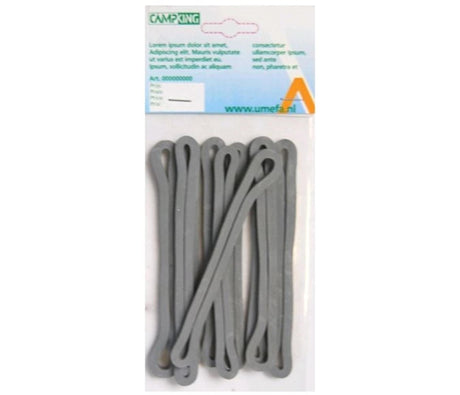 Camping 10 anneaux en caoutchouc 80x90x5mm