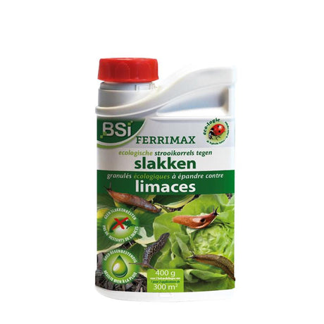 Bsi ferrimax granulés à diffuser contre les escargots 400g 100% écologique