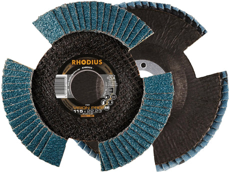 Rhodius disque à lamelles vision pro rondelles dentelées vision p 60 115x22,23