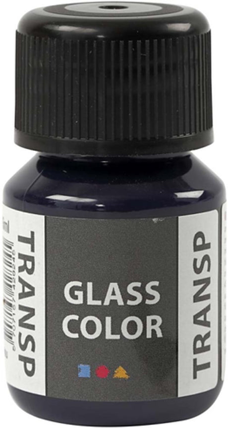 Creativ Company Verre Couleur Transparent Paint - Marine Blue, 30 ml