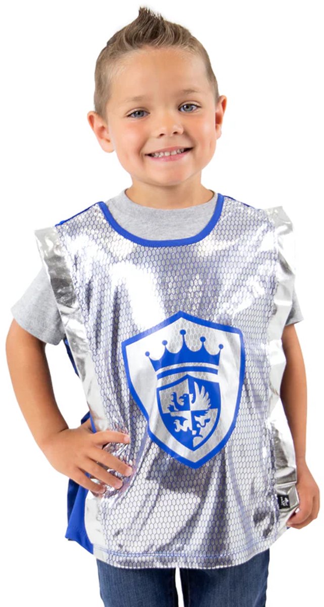 Petites aventures - croisé bleu - taille l xl (5-9 ans)