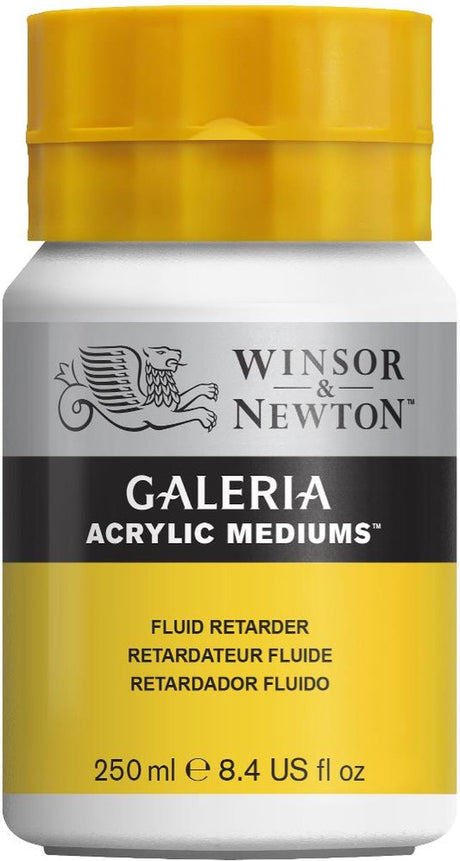 Winsor Newton 3040818 Galeria Fluid Retarder 250 ml – Médium acrylique pour séchage retardé, mélange amélioré