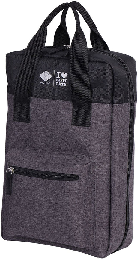 D d home megane - sac de rangement pour jouets 25x8x38cm noir