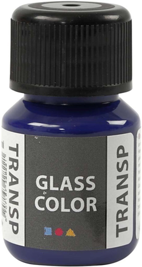Creativ Company Verre Couleur transparente Paint - Briliant Blue, 30 ml