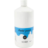 Peinture à la détrempe Creativ company mate, blanche, 1000 ml 1 bouteille