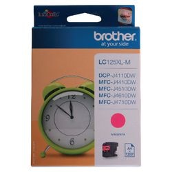 Cartouche d'encre brother lc125xlm magenta